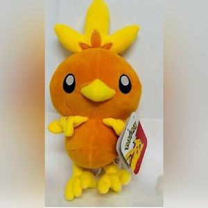 BNWT Pokemon Torchic Orange Bird Small